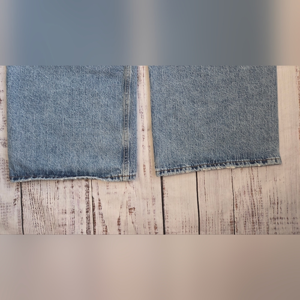 Agolde Ren Wide Leg Jeans in Disclosure Light Wash Relaxed Size 29 - Picture 10 of 10
